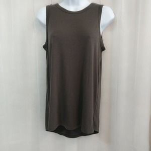 Athleta Womens Tank Gray Cloudlight Relaxed Size S